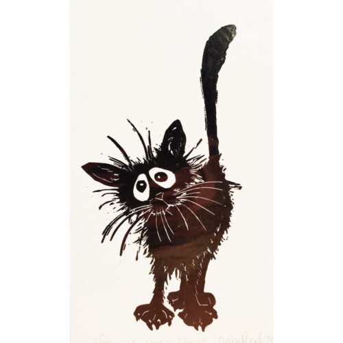 Alison Read - Cats Whiskers - Linocut