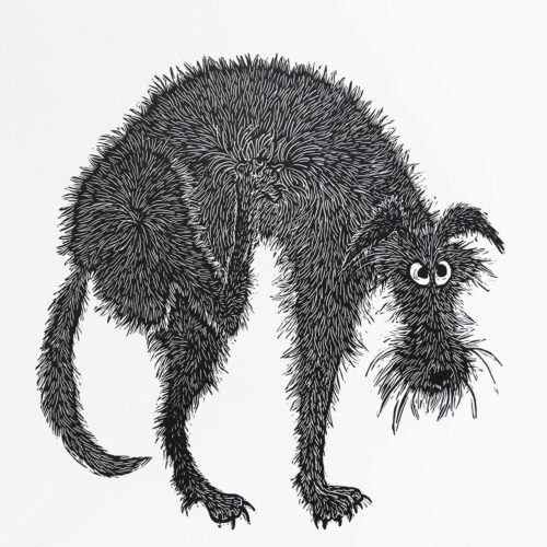 Alison Read - Fleabag - Linocut