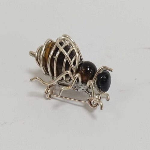 Becka Gauld - Spiral Bee Pin