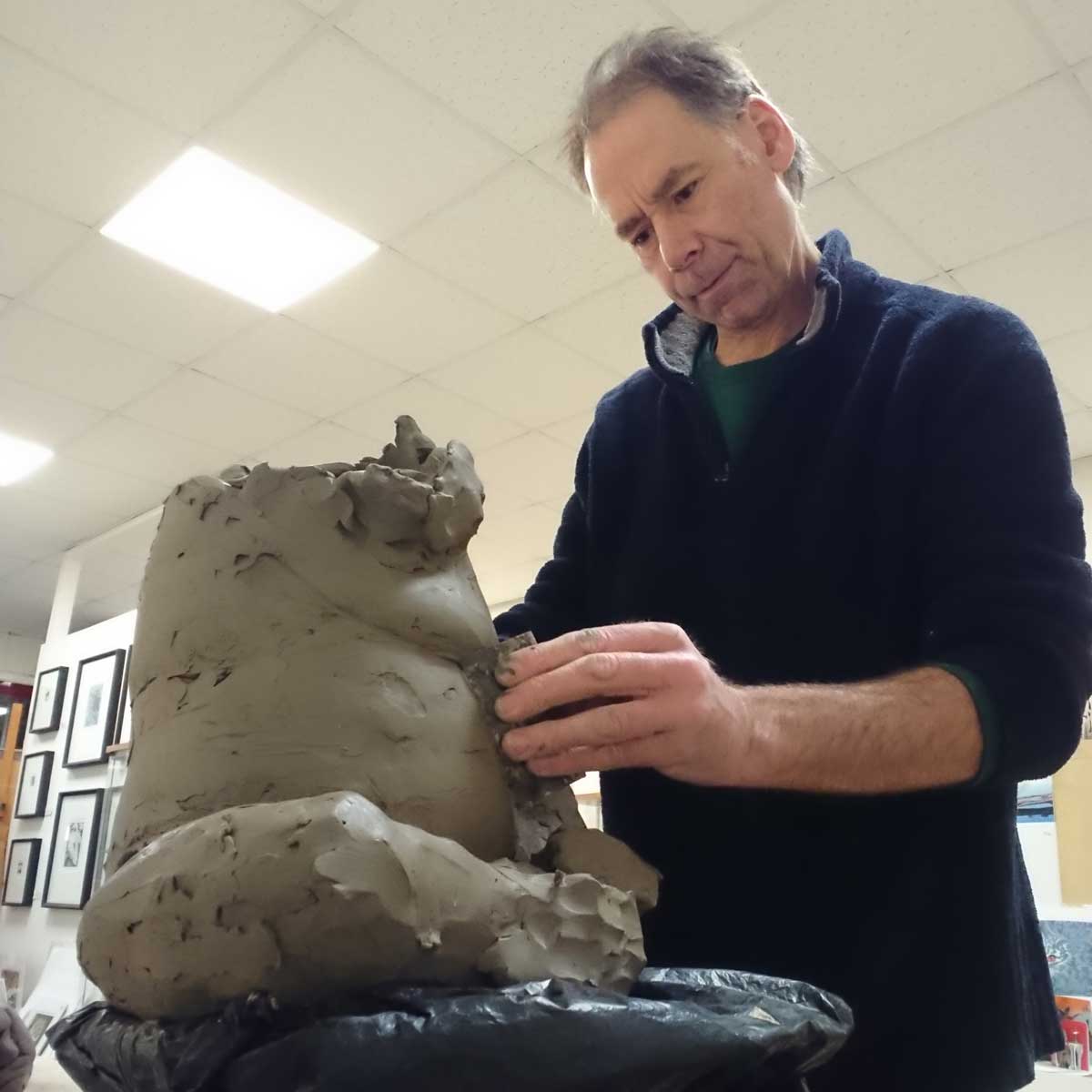 Julian Jardine - at work on an Orangutan