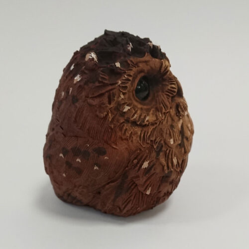 Karen Fawcett - Baby Owl in Dark Brown