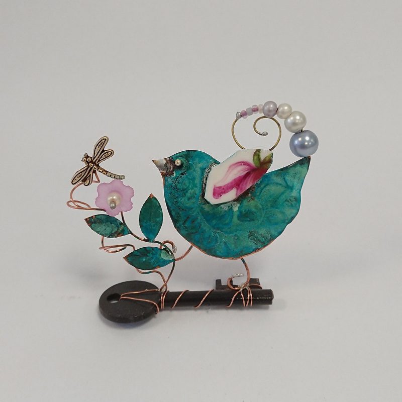 Linda Lovatt - Bird on key