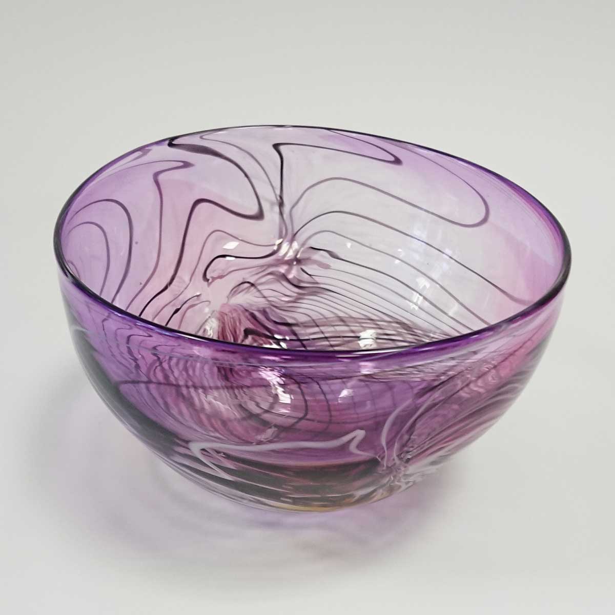 Loco Glass - Amathyst Feather Bowl