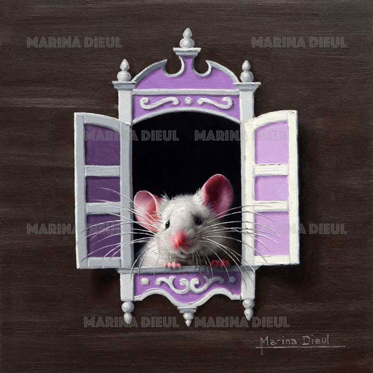 Marina Dieul - Fenetre Mauve