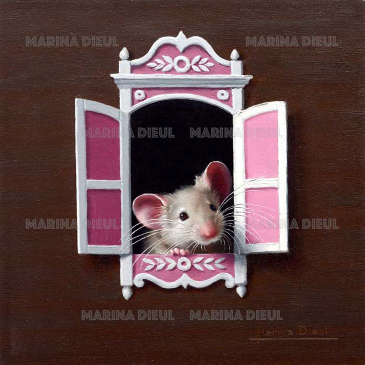Marina Dieul - Fenetre Rose