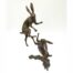Richard Cooper Bronzes - Large Boxing Hares