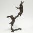 Richard Cooper Bronze - Medium Boxing Hares