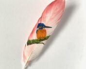 Sunset Kingfisher - by Mandi Baykaa Murray