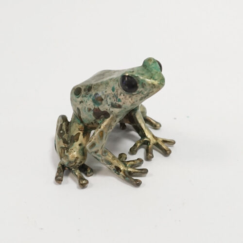 John Noble-Milner - Medium bronze Poison dart frog